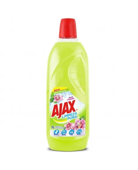 AJAX LIMPEZA PURA MENTA E ORQUÍDEA 1 LITRO