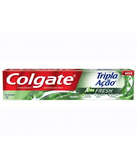 CREME DENTAL COLGATE TRIPLA AÇÃO XTRA FRESH 70G